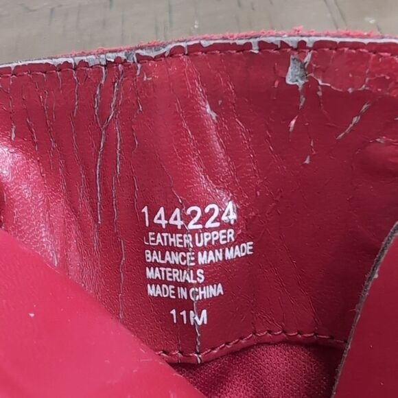 Hot In Hollywood Red Suede Heeled Boots Sz 11 - Picture 8 of 13